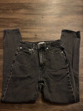 Madewell High-Waist Black Denim Jeans